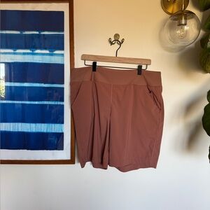 Women's Rust Shorts stretchy hiking shorts